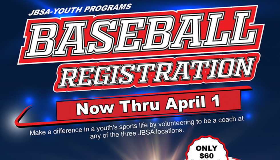 Baseball Registration Joint Base San Antonio JBSAToday 502 FSS