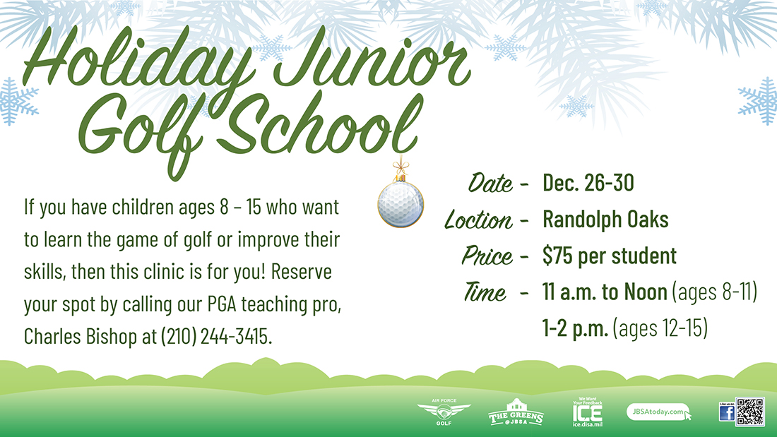 Holiday Junior Golf School (Randolph) Joint Base San Antonio