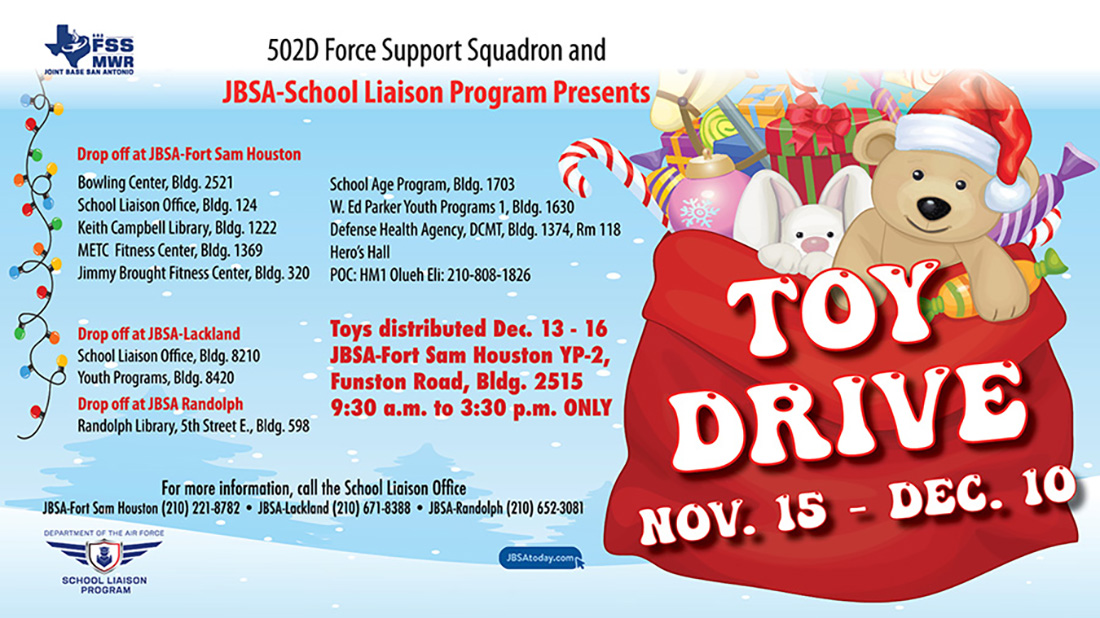 Toy Drive Joint Base San Antonio