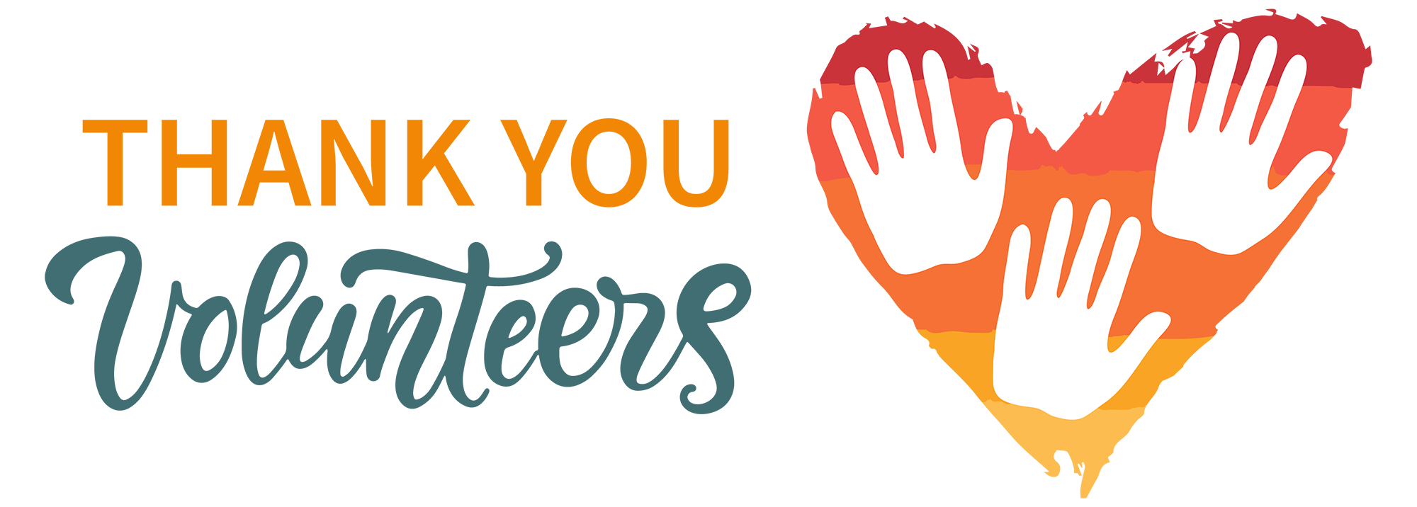 thank you volunteers