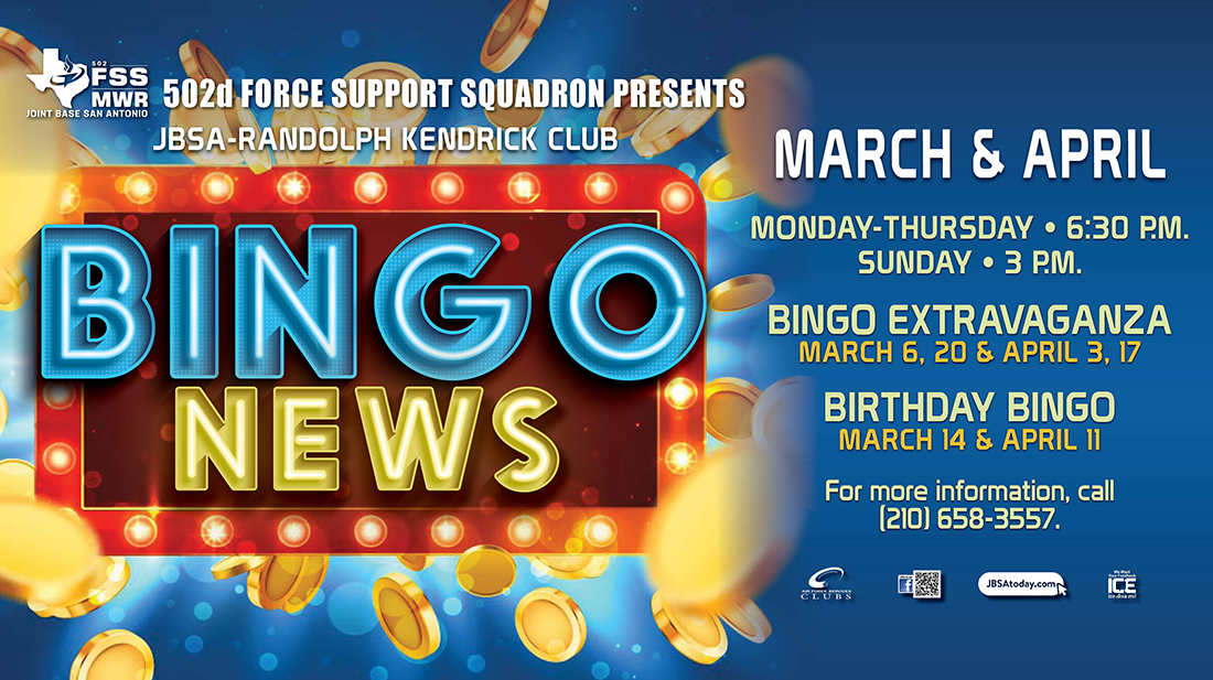 Bingo News (Kendrick) | Joint Base San Antonio | JBSAToday | 502 FSS